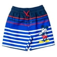 thumbnail image 3 of Disney Mickey Mouse Big Boys Rash Guard and Swim Trunks Outfit Set Toddler to Big Kid, 3 of 5