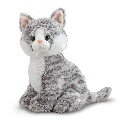 Melissa & Doug Graycie Tabby Cat Stuffed Animal - Walmart.com