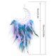 thumbnail image 3 of Muyoka Atrapasueños con luces de hadas Lucky Feather Turquesa Colgante Perlas Adorno para colgar en la pared para niños Dormitorio Sala de estar Decoración,Blue Muyoka Hogar, 3 of 7