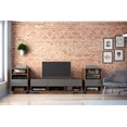 thumbnail image 2 of Nexera Radar 60-inch TV Stand, Walnut & Charcoal, 2 of 6