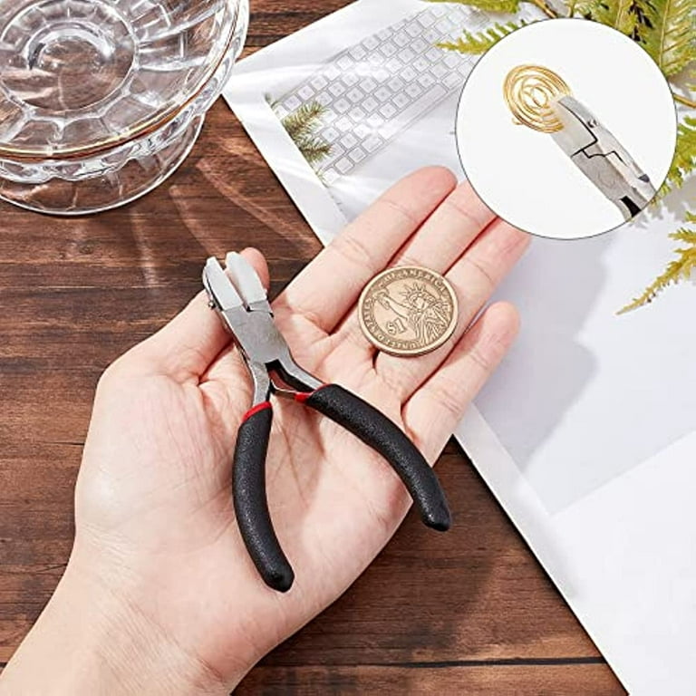 Mini JewelrySupply Mini Nylon Jaw Pliers for Wire Wraping DIY Crafting  Projects