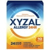 Xyzal Allergy 24HR Levocetirizine Dihydrochl 5mg Antihistamine 10 Tabs Ea