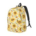 thumbnail image 2 of Yiaed Watercolor With Sunflowers Print Backpack, Premium Laptop Backpack, Travel Backpack for Women, Lightweight Backpacks, Comfortable Back Pack-Medium, 2 of 5