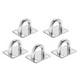 thumbnail image 4 of 2x Colgador de Gancho de Pared de Material Acero Inoxidable de 5 Piezas para Columpio Rope Pad Eye Plate M6 2 piezas, 4 of 8