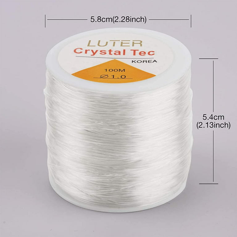 1mm 100m/328ft Elastic Bracelet String Cord Stretch Bead Cord For Jewelry  Making And Bracelet Making