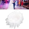 thumbnail image 4 of Flower Basket, Foldable Handle Petals Basket Exquisite  For Celebrations, 4 of 8
