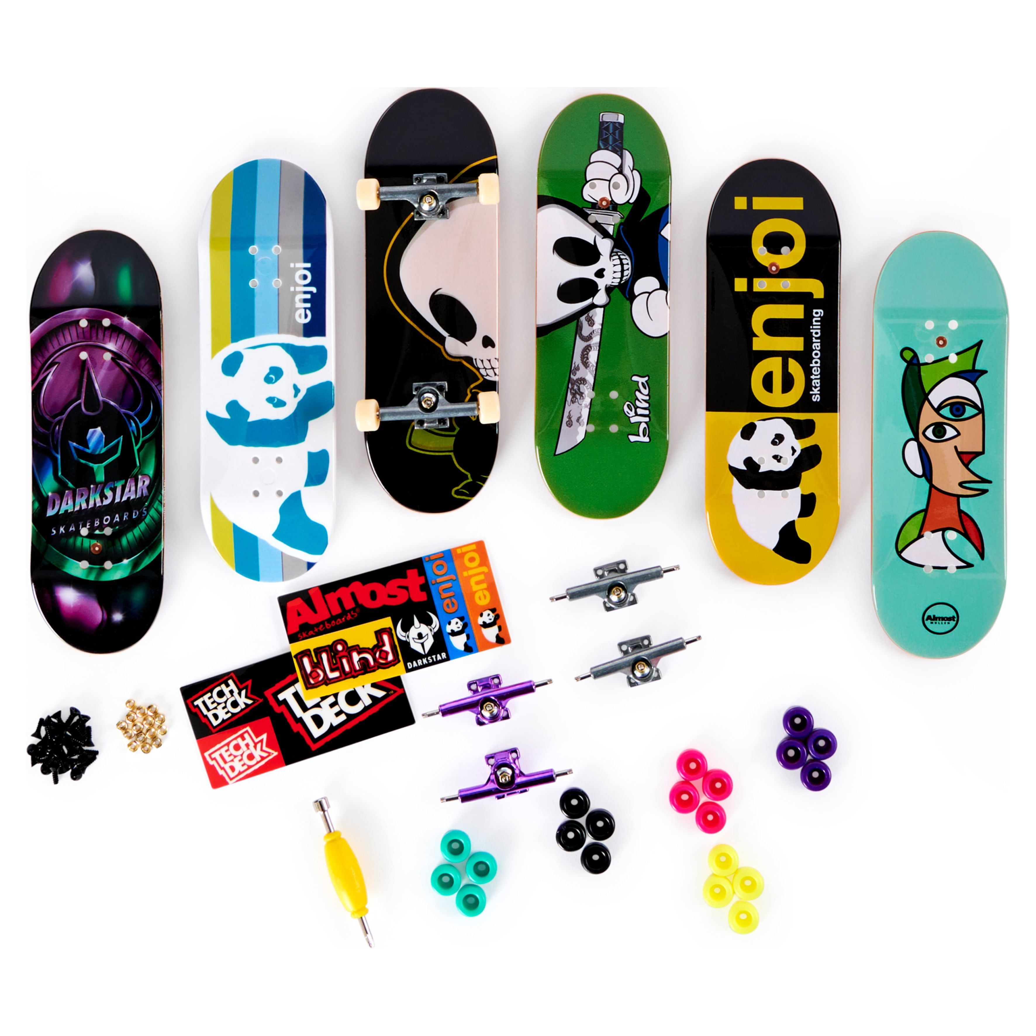 Tech Deck Sk8shop Bonus Pack: Collectible Mini Skateboards & Skate Toys ...