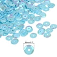 thumbnail image 2 of Loose Sequins Iridescent Sequins 2400Pcs Cup Sequins Embroidery Sequins for Jewelry Making Crafts Sewing,Lake Blue, 2 of 5