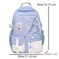 thumbnail image 4 of Women's Stylish Preppy Zipper Backpack - Large Capacity Rucksack Perfect for All-Match School Bag For Students, 4 of 5