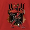 thumbnail image 2 of Girl's Marvel Spider-Man: No Way Home Integrated Suit  Graphic Tee Red Small, 2 of 5