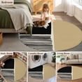 thumbnail image 5 of Round Rug 6Ft Washable Non-Slip, Beige Circle Area Rugs for Living Room Bedroom, Modern Abstract Art Farmhouse Striped Indoor Floor Mats Carpet Runner for Home Decor Aesthetic, 5 of 8