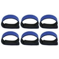 thumbnail image 2 of Ceintures de Canne à Pêche, Attaches Extensibles Résistantes aux Frictions Anti-Usure pour Matériel de Pêche Câble Réutilisable Doux pour Cannes à Lancer d'Appâts pour Cannes à Mouche pour Cannes Rouge, Bleu, Noir, 2 of 8