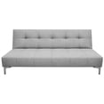 thumbnail image 3 of Sofá Cama Reclinable El Bazar Store Vegas Lino Plata Futon 3 Posiciones EL BAZAR STORE Moderno abotonado, 3 of 6