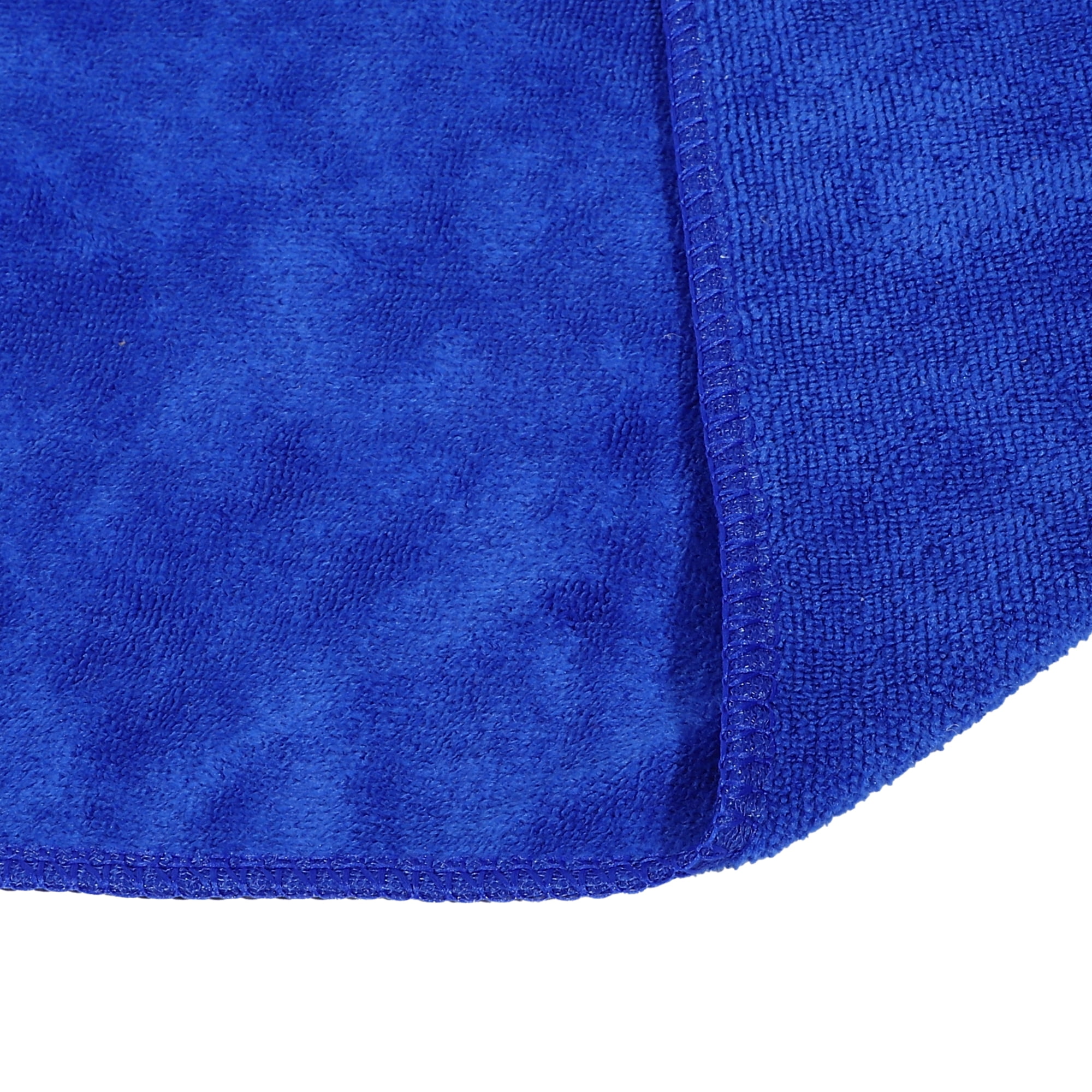 Unique Bargains Men's Bath Wrap Towel Blue Brown 2 Pcs 11.81"x55.12"