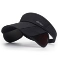 thumbnail image 2 of Sombrero de verano para mujer, para ciclismo al aire libre, con visera hueca, para pesca, con visera extraíble extragrande, 2 of 6