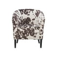thumbnail image 4 of Finn Cow Print Club Chair, 4 of 7