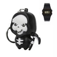 thumbnail image 1 of Llavero con luz LED y sonido con reloj para niños Llavero con forma divertida, 1 of 5