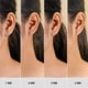 thumbnail image 2 of JeenMata Juego de Cuatro Pares de Pendientes de Botón Solitario de Corte Redondo de 4 a 7 mm en Varios Tamaños: Paquete de Pendientes para Mujer, 2 of 5