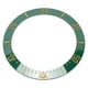 thumbnail image 4 of Inserto de bisel de reloj, accesorio de repuesto de reparación de anillo de bisel de reloj de cerámica de 40mm para relojero, Base verde, dígitos dorados, 4 of 10