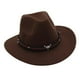 thumbnail image 5 of Sombrero de Sombrero de vaquero occidental Fiesta de compromiso nupcial Adolescentes ocasionales Accesorios de fotos Disfraces Viajes Fiesta Marrón Yinane Sombrero de vaquero, 5 of 8