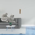 thumbnail image 2 of Figura de gato con reloj de pie vintage, decoración artística en miniatura para dormitorio, sala de estar, oficina, regalo de inauguración de la casa,, 2 of 8
