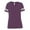 Vintage Purple/ Blended White, variant on LAT Women's Football V-Neck Fine Jersey Tee