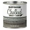 Smoked Glaze, RustOleum Specialty Chalked Matte Paint 349609, 1/2 Pint 4 Pack
