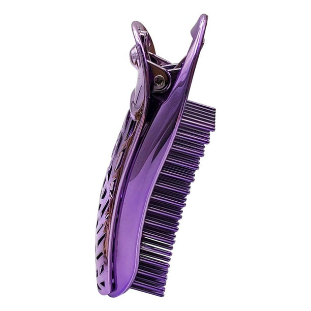 Pinza voluminizadora para del cabello, abrazaderas para rizador esponjoso, pinzas para enrollar el cabello para todo tipo de cabello, longitud , púrpura Violeta Sunnimix Clips de rollo de pelo