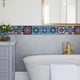 thumbnail image 4 of Pegatinas de Pared XWSHYW Calcomanías para Azulejos Flores Antiguas Patchwork Vintage, 4 of 6