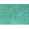 thumbnail image 1 of Ahgly Company Indoor Rectangle Oriental Turquoise Blue Industrial Area Rugs, 6' x 9', 1 of 4