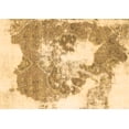 thumbnail image 1 of Ahgly Company Indoor Rectangle Abstract Brown Modern Area Rugs, 2' x 4', 1 of 4