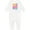 AA-White, variant on Inktastic Nana and Pops Love Me Retro Flowered Baby Romper Coveralls