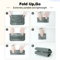 thumbnail image 6 of 7 Set Packing Cubes Travel Organizer Set Fordable Compression Suitcase Packing Cubes-Gray, 6 of 8
