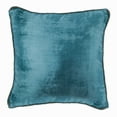 thumbnail image 2 of The HomeCentric Chair Cushion Cover, Blue Pillow Cover, Solid Pillow Cover, Pack of 2, 12x12 inch (30x30 cm) Cushion Cover, Velvet Square Throw Pillows Cover, Velvet Pillows Cover - Blue Shimmer, 2 of 6
