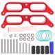 thumbnail image 2 of Engine Manifold Spacer CNC Engine Intake Manifold Gasket Spacer Set Accessory Fits For Toyota GT86 F20A ANGGREK Otros, 2 of 8