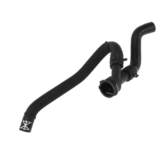 Unique Bargains Radiator Hose Heater Hose No.4H0819373L for Audi A8 Quattro L Base Sedan 3.0L 2013-2014 Black Rubber 1 Pc Coolant Pipe Good Sealing