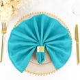 thumbnail image 4 of Balsa Circle 10 Pieces 20" Turquoise Polyester Napkins Wedding Kitchen, 4 of 8