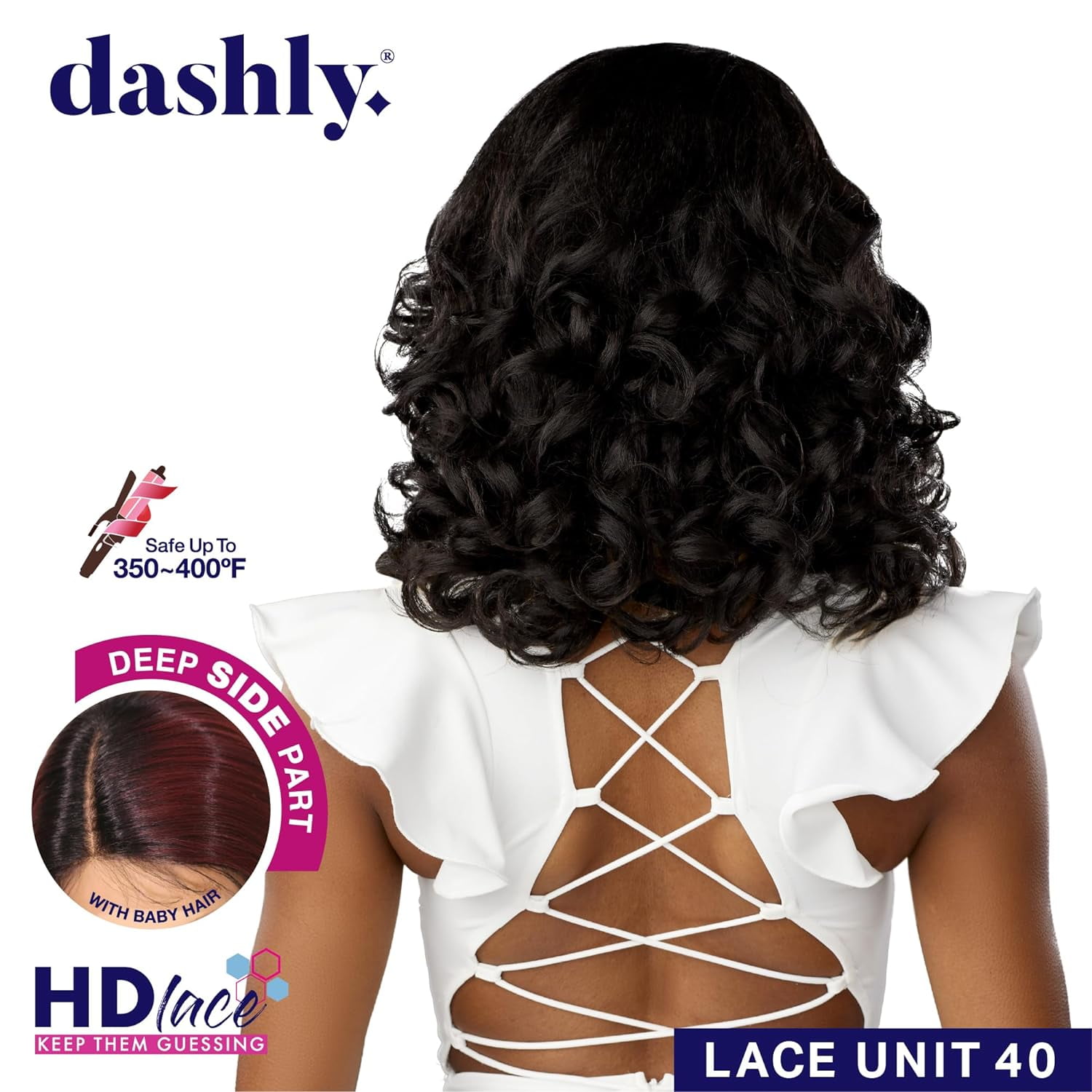 Sensationnel Dashly Synthetic HD Lace Front Wig - LACE UNIT 40