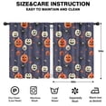 thumbnail image 2 of Blackout Kids Curtains,Pumpkin Ghost Halloween Pattern Childrens Insulated Curtains Set Of 2,Bedroom Essentials,Toddler Room Decor 42x54in(106x137cm), 2 of 5