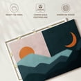thumbnail image 6 of Elephant Stock Sun And Moon Outdoor Wall Art - Horizontal Canvas Wall Art - Living Room Wall Decor - Nature Canvas - Teal And Beige Decor - 12" x 8", 6 of 8