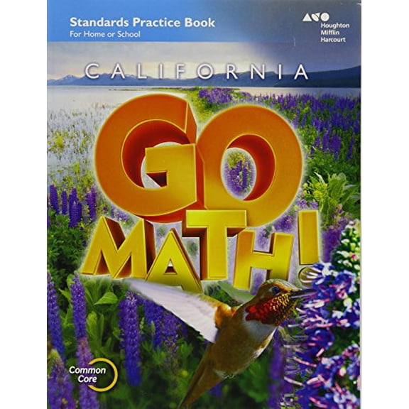 Pre-Owned Practice Workbook Grade 4 (Houghton Mifflin Harcourt Go Math!) Paperback