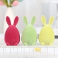 thumbnail image 3 of SDJMa Pastel Easter Bunny Table Decoration Colorful Resin Rabbit Figurine for Spring Easter Holiday Party Farmhouse Home Office Tiered Tray Decor, 3 of 9