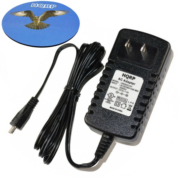HQRP 2A Rapid Charger AC Adapter for New Kindle Fire or Kindle Fire HD Models Tablet microUSB
