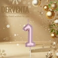 thumbnail image 1 of sasyxdc Birthday Candles Numbers 2.36 inch Party Cake Topper 1 Piece (Brown  Number 6) huy, 1 of 6