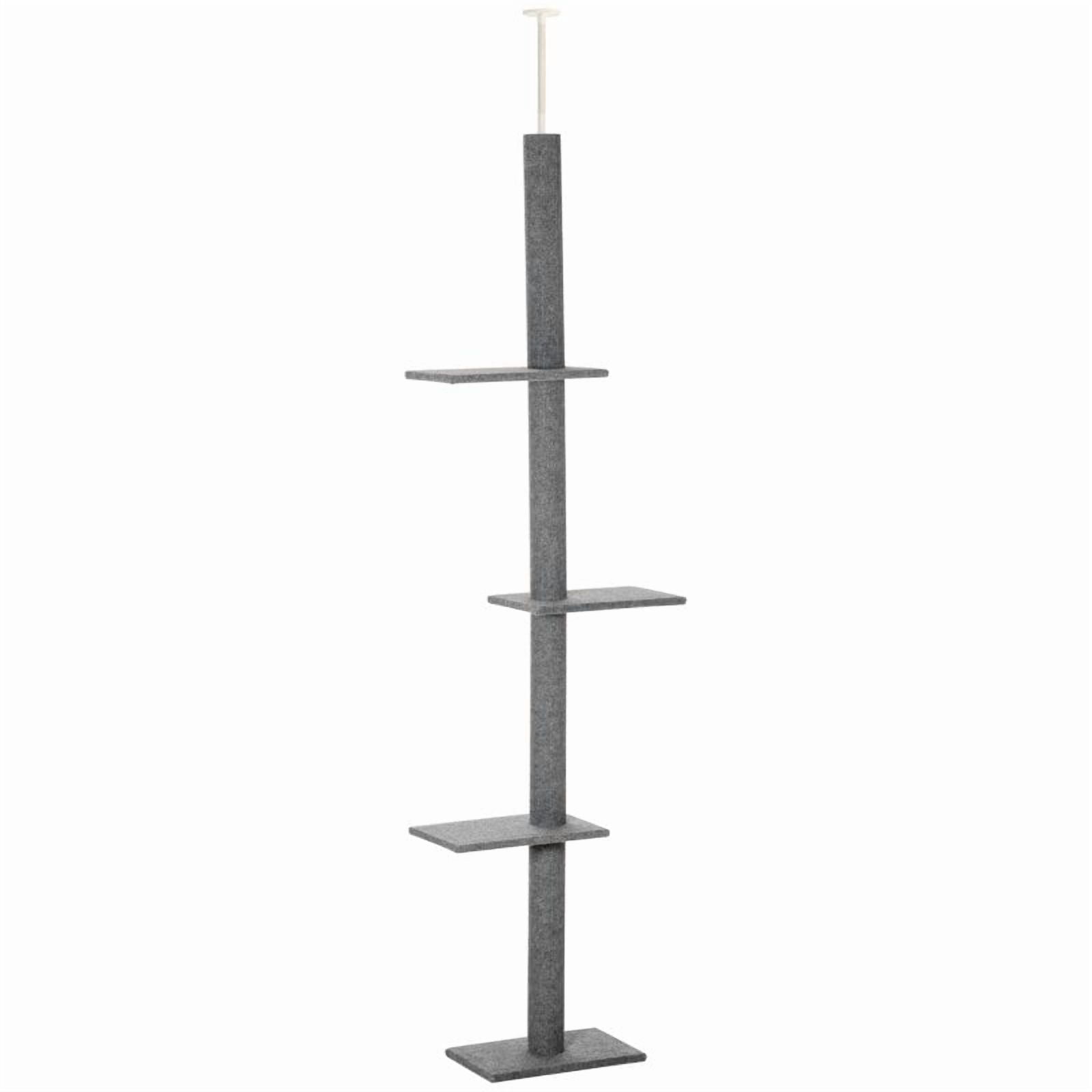 Cat Condo, Tall Cat Tree,Cat Tree Activity Center, Grey Cat Tree,Particle Board Cat Tower, Pet Supplies Trees & Condos