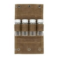 thumbnail image 1 of Bolsa de especias para acampar con frascos botellas de condimentos con soporte para la tapa Jarra de vidrio de vidrio para la barbacoa de barbacoa de Caqui, 1 of 8