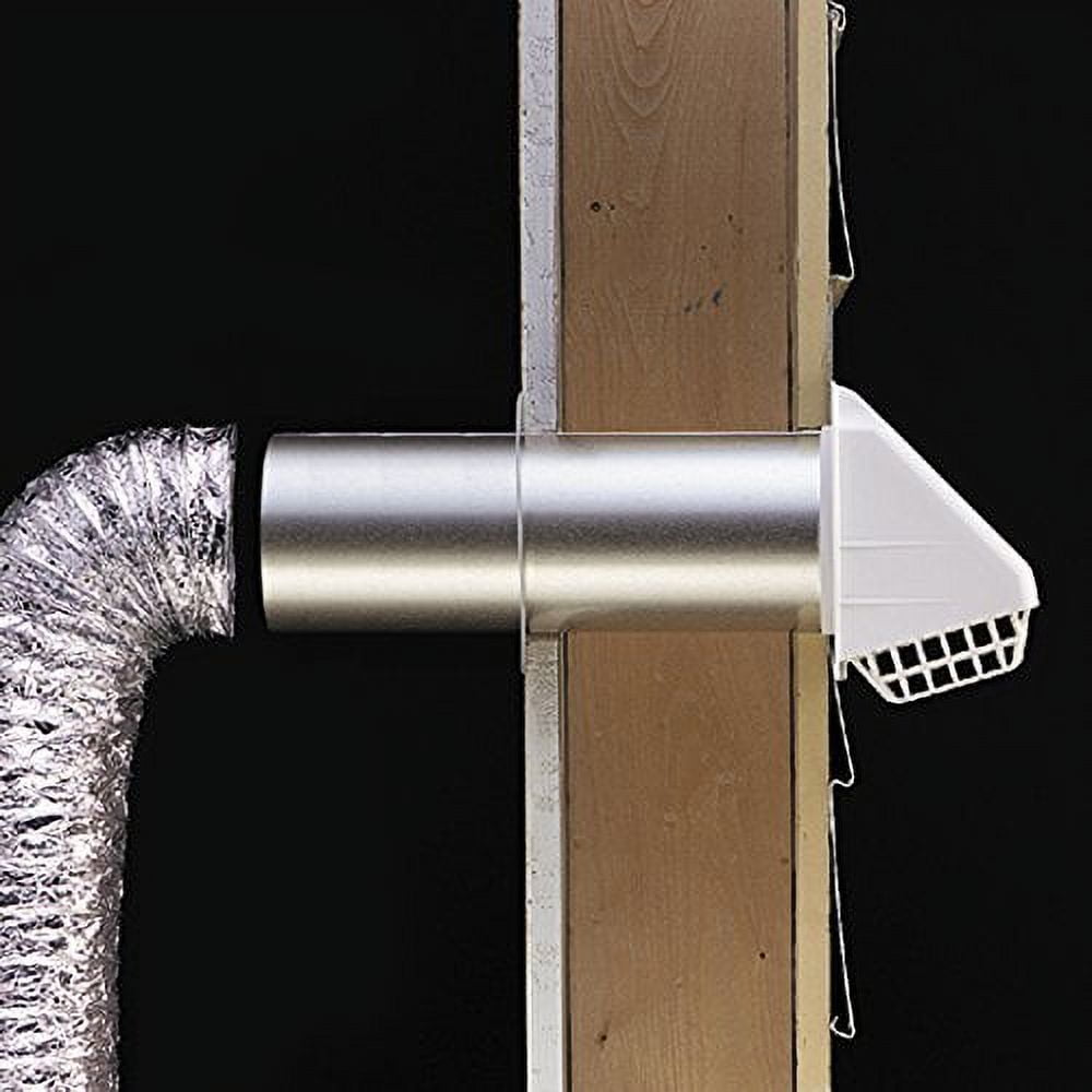 Deflecto Supurr-Flex UL Listed Clothes Dryer Transition Duct - 4" x 5' F0405B/4