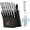 Dark Black, variant on ® 15 PCS Kitchen Knife Set with Diamond Shaped Handle Dishwasher Safe Kitchen Knives Premium German High Carbon Stainless Steel Chef Knife Set, Father's Day Gifts