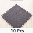 thumbnail image 1 of 10 piezas/lote de alfombrillas de felpa para niños, rompecabezas para bebés, alfombras de espuma Eva para niños, alfombrilla para jugar para bebés, alfombrilla para mantener el calor, 30 x 30 x 0,6, 1 of 5