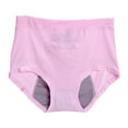 thumbnail image 5 of Daznico Womens Underwear - Women Menstrual Pocket Pocket High Waist Anti Leakage Pants - Panties for Women,Color:Pink,Size:XL, 5 of 5